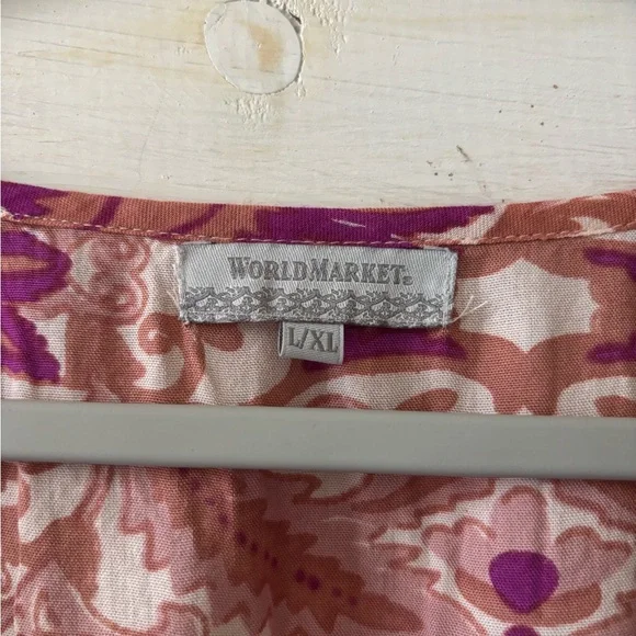 Floral Maxi Dress in Pink and Purple - Picture 4 of 5